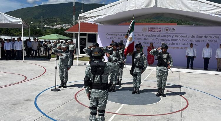 Rinde protesta nuevo Coordinador Estatal de la Guardia