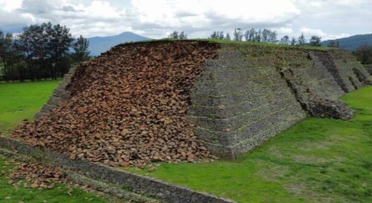 Colapsa pirámide en Ihuatzio, Michoacán