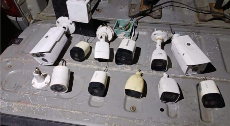 Desmantelan equipo de videovigilancia de la delincuencia