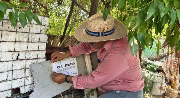 Clausuran tiradero clandestino