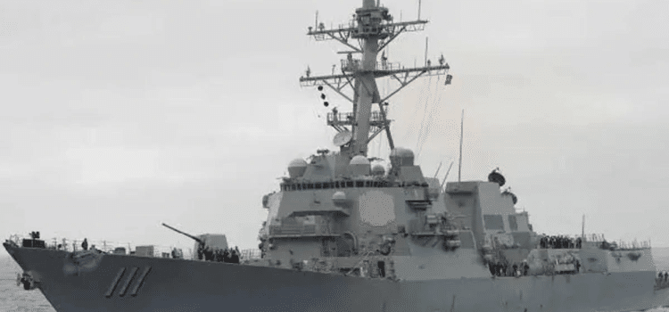 Despliega Estados Unidos otro buque destructor para reforzar la seguridad fronteriza