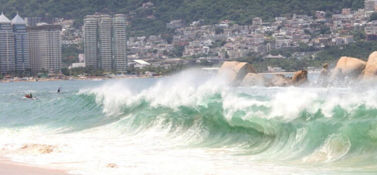 Se presenta fenómeno de Mar de Fondo