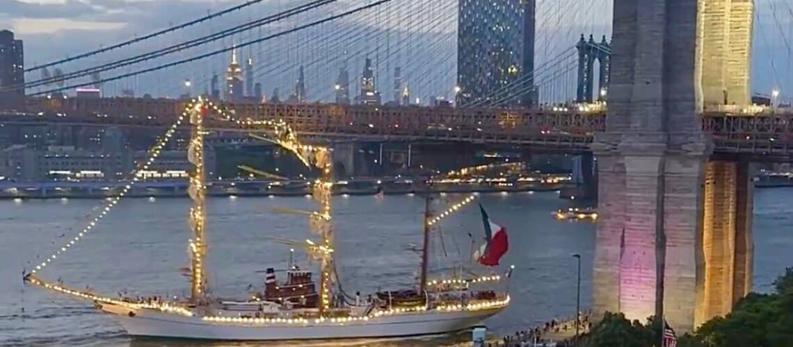 Dos muertos en choque del Buque Escuela “Cuauhtémoc”, en Brooklyn Dos muertos en choque del Buque Escuela “Cuauhtémoc”, en Brooklyn