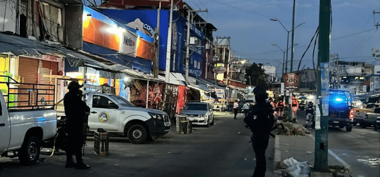 Un hombre muerto y una mujer herida en ataque armado en el Mercado de Acapulco