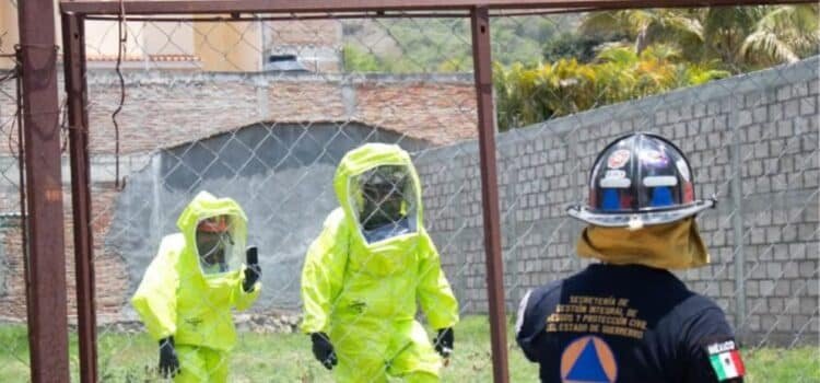 Fuga de amoníaco genera pánico en Tixtla