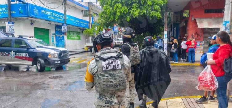Arriba la Guardia Nacional a calles del centro de Chilpancingo