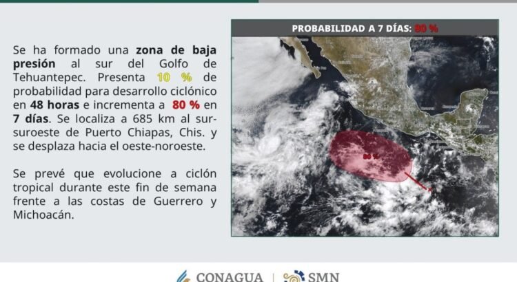 Se esperan lluvias intensas en Guerrero