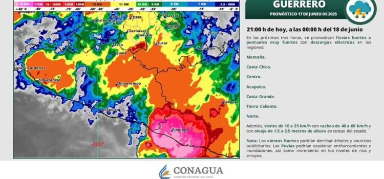 Aumenta la vigilancia por tormenta “Erick”