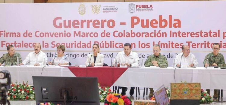 Refuerzan alianza para combatir delitos y garantizar seguridad interestatal:  Guerrero y Puebla