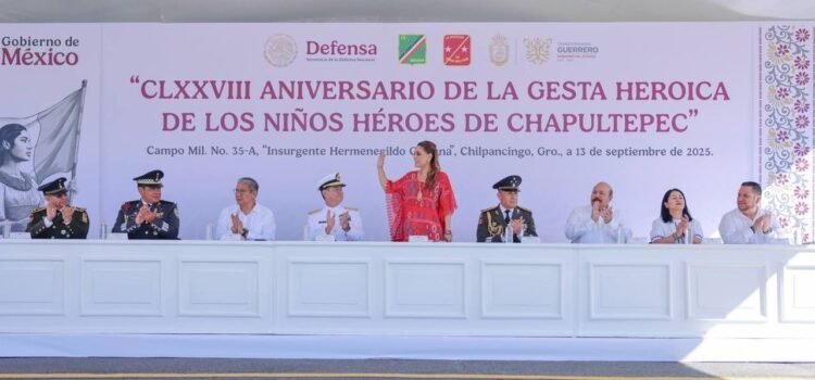 Llama a la unidad nacional en el 178 aniversario de la Gesta Heroica de Chapultepec: Evelyn Salgado Pineda