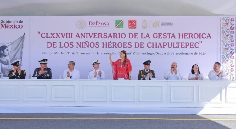 Llama a la unidad nacional en el 178 aniversario de la Gesta Heroica de Chapultepec: Evelyn Salgado Pineda