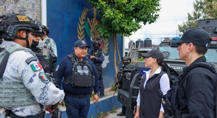 Gobernadora de Guerrero supervisa operativos de seguridad en Chilpancingo