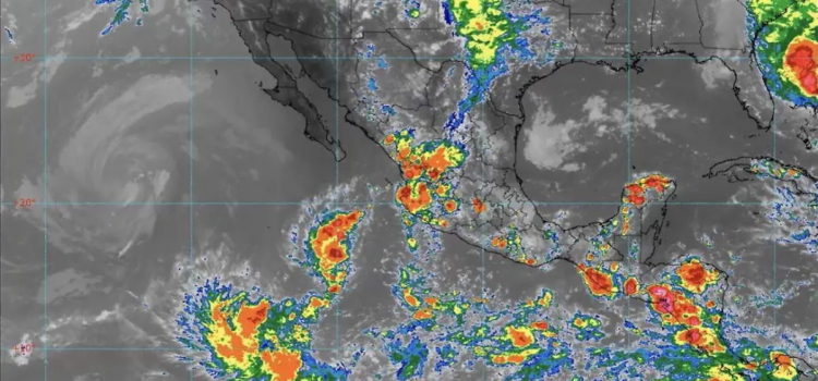 Se forma zona de baja presión frente a Guerrero