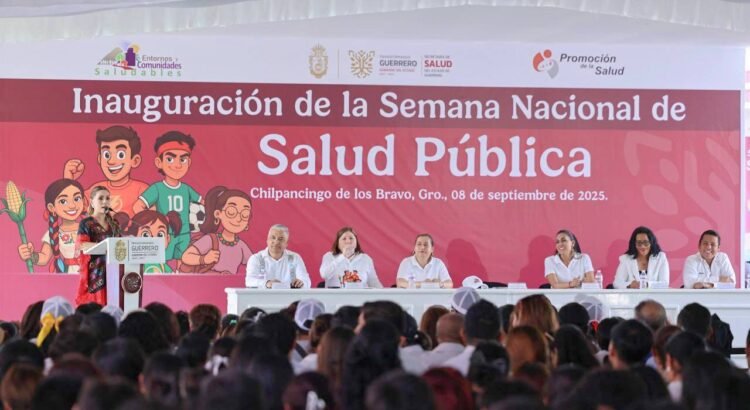 Inaugura la Semana Nacional de Salud Pública: Evelyn Salgado