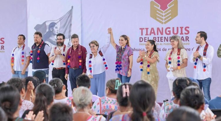 Inauguran Tianguis del Bienestar en Xochitlahuaca