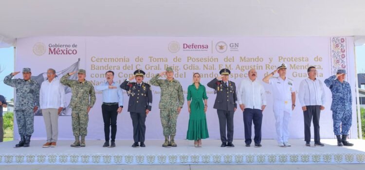Toma protesta el nuevo mando de la Guardia Nacional en Acapulco