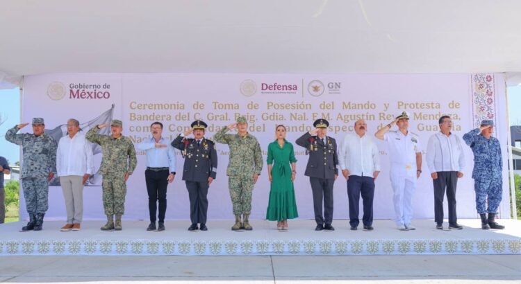 Toma protesta el nuevo mando de la Guardia Nacional en Acapulco