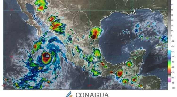 Se intensifica la tormenta tropical “Lorena” y amenaza en convertirse en huracán categoría 1