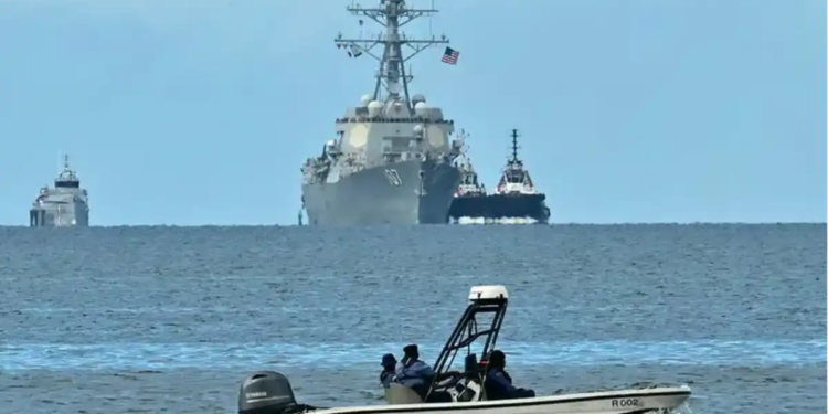 Llega buque de guerra de Estados Unidos a Trinidad y Tobago Llega buque de guerra de Estados Unidos a Trinidad y Tobago