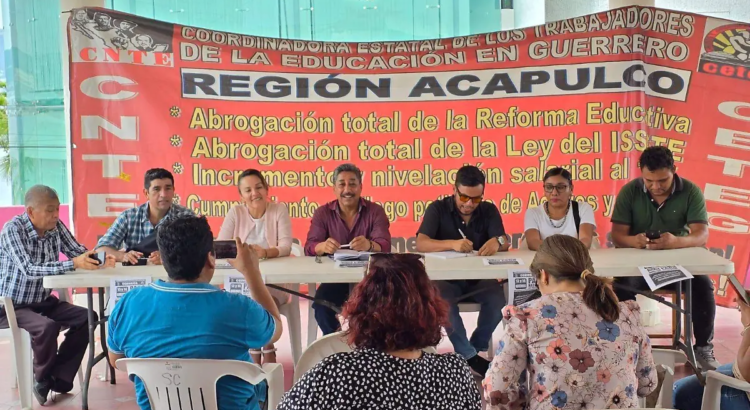 Confirma CETEG paro nacional de 48 horas en Acapulco Confirma CETEG paro nacional de 48 horas en Acapulco
