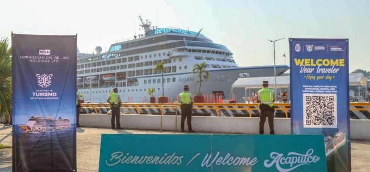Arriba a Acapulco el cuarto crucero de la temporada 2025-2026