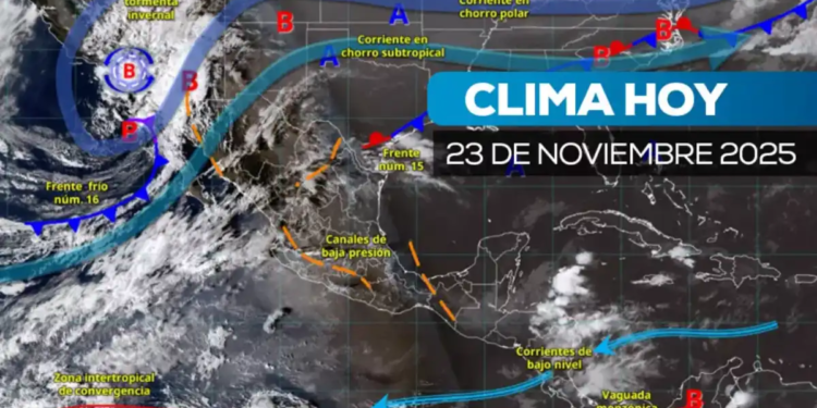 Llega la primera tormenta invernal a México Llega la primera tormenta invernal a México